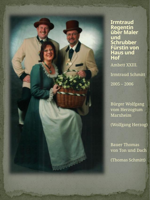 Historisches Chronikbild: Irmtraud Schmitt, Ambett XXIII, 2005–2006
